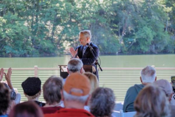Governor Stein in Lake Lure