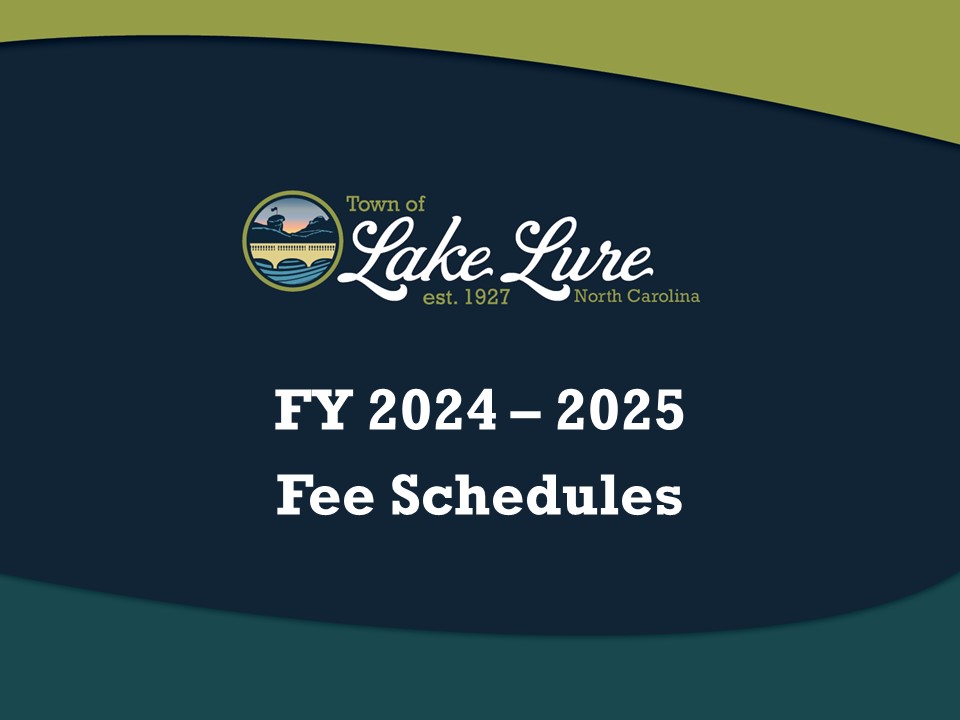 Fee Schedules Lake Lure North Carolina