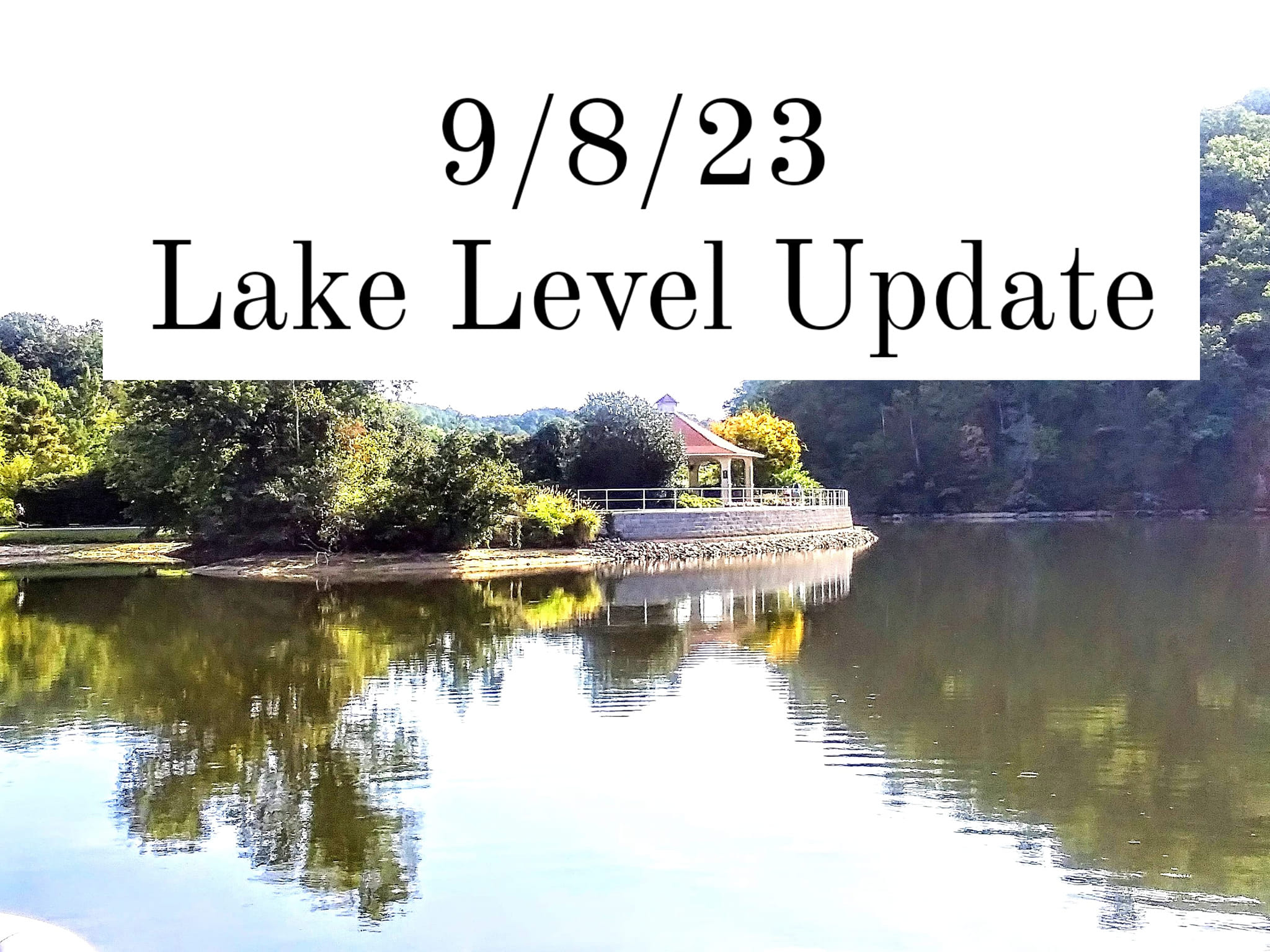 9/8/23 Lake Level Update - Lake Lure Is On The Rise! | Lake Lure North ...