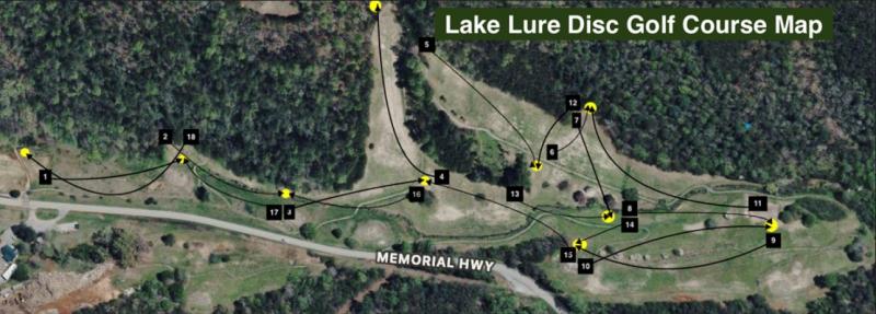 Disc Golf Course Map