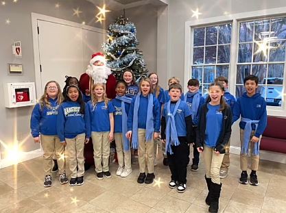 Santa with the LLCA Singers