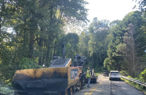 Repaving 64-74 in Lake Lure