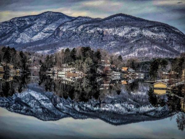 Buddy Morrison - Lake Lure with Snow