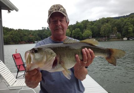 Fishing in and around Lake Lure, NC