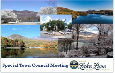 Special Town Council Meetung Announcement
