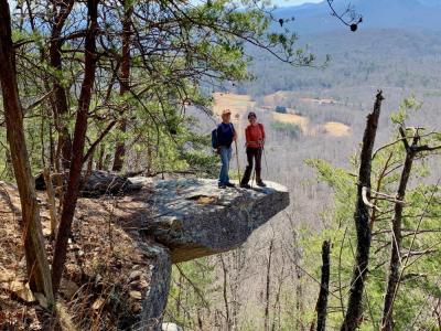 Hikers on Young's Mountain