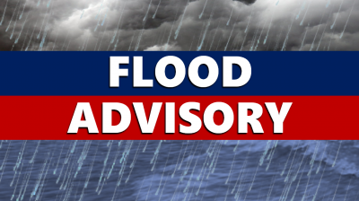 Flood advisory sign