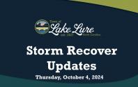 Lake Lure Storm Recovery updates 10/4/24