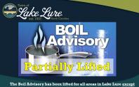 Boil Advisory Partially Lifted sign